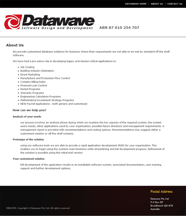 Datawave About Us